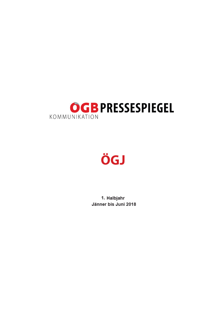 ÖGJ Pressespiegel 2018 1. Halbjahr